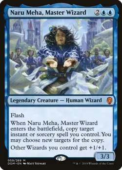 MTG Naru Meha, Master Wizard ** Dominaria ** English (LP) - Image 1