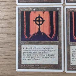 MTG - 4 x Tormod's Crypt - Playset 4x x4 - Chronicles Regular - Image 2