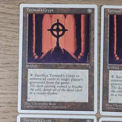 MTG - 4 x Tormod's Crypt - Playset 4x x4 - Chronicles Regular - Image 4