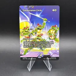NM Borderless Teleportation Circle, MTG, TMNT, Source Material PZA M0002 - Image 1