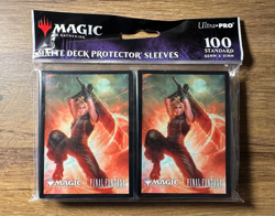 Magic MTG Final Fantasy Matte Protector Sleeves Ultra Pro 100pk Cloud Strife - Image 1