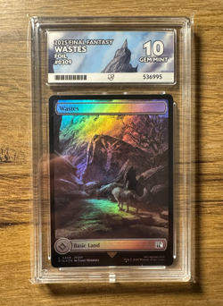 Magic MTG Final Fantasy Wastes Clive #0309 Land Full Art *FOIL* Ace Graded 10 L1 - Image 1