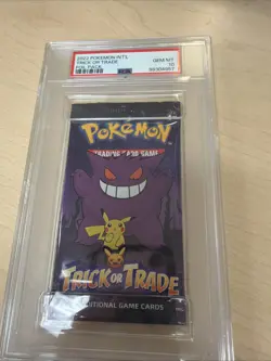 2022 Pokemon int'l Trick or Trade Foil Sealed Booster Pack PSA 10 Graded GEM MT - Image 1