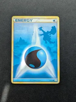 NM Pokemon Water Energy Regular Card 117/123 HGSS Lugia - Image 1