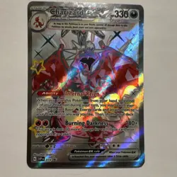 Pokemon Charizard EX 074 SVP Scarlet & Violet Promo Holo 330 HP - Image 1