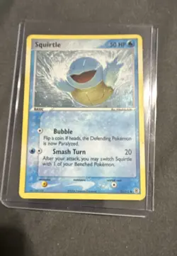 Pokemon Squirtle 83/112 FireRed & LeafGreen Reverse Holo Nirvana - NM - Image 2