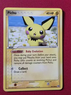 Pokemon Card - Pichu Emerald 59/106 Common - Image 1