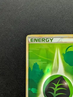 NM Pokemon Grass Energy Regular Card 115/123 HGSS Celebi - Image 2