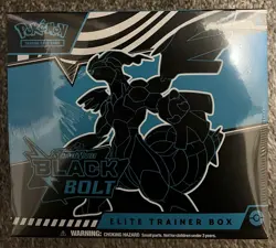 Pokemon TCG Scarlet & Violet Black Bolt Elite Trainer Box ETB Factory Sealed - Image 1