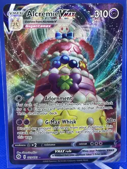 Pokemon Alcremie VMAX Ultra Rare Champion's Path 23/73 NM - Image 1
