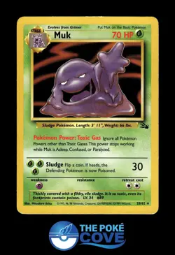 Muk 28/62 | Fossil Unlimited | Pokemon Rare | HP - Image 1