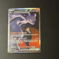 Pokemon Team Rocket's Mewtwo EX 280hp Special Illustration Rare ascended heros - Image 1