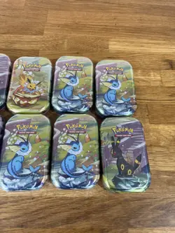 Pokemon TCG Prismatic Evolutions Mini Tins x10- New and Sealed - Image 3