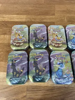 Pokemon TCG Prismatic Evolutions Mini Tins x10- New and Sealed - Image 4