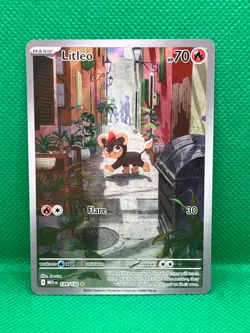 Pokemon Tcg Litleo 139/132 Me01: Mega Evolution Holo - Image 1