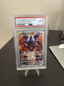 2023 POKEMON SWSH BLACK STAR PROMO #291 FULL ART/LUCARIO VSTAR PSA 10 - Image 3