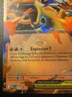 Mega Charizard Y EX 030 MEP Black Star Promo Phantasmal Flames Pokemon TCG - Image 4