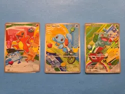 Pokemon TCG First Partner Illustration Collection Series 1 Kanto GEN 1 Starters - Image 1