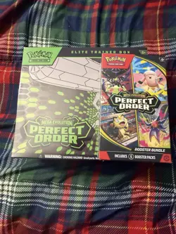 Pokemon TCG: Perfect Order ETB & Booster Bundle SEALED IN HAND Ships ASAP - Image 1