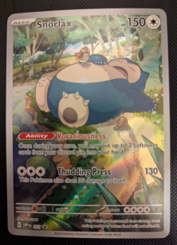 Pokemon Snorlax 051 from ETB 151 S&V/Sw&Sh NM Condition Promo Black Star ENG NM - Image 1