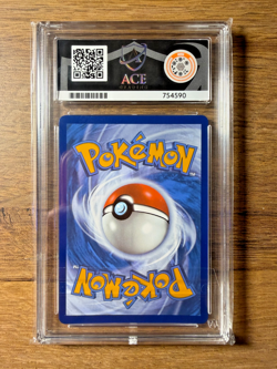 Pokemon TCG Destined Rivals Team Rocket's Meowth 149/182 Cosmo Holo ACE Mint 10 - Image 2