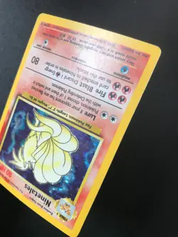 2 Ninetales 12/102 BASE set Pokemon holo rare card MP - Image 4