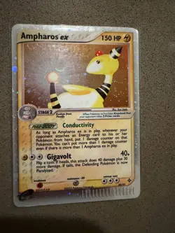 Pokemon Ampharos ex Holo Dragon 89/97 2003 Card NM/LP+ - Image 1