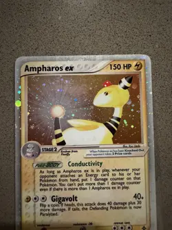 Pokemon Ampharos ex Holo Dragon 89/97 2003 Card NM/LP+ - Image 2