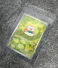 Mega Evolution: Perfect Order Rowlet 90/88 Illustration Rare Pokemon Card - NM - Image 2
