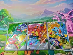 Pokemon 1st Partner Illustration Collection Gen 1 Bulbasaur Charmander Squirtle - Image 1