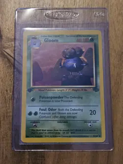 Gloom 1st Edition Uncommon Near Mint 37/64 Jungle Set 1999 Pokemon TCG WOTC - Image 1