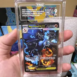 Pokemon TCG Mega Charizard X EX 125/094 Phantasmal Flames Holo TAG 9 - Image 1