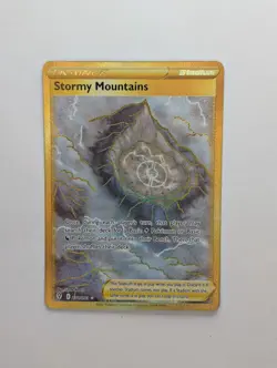 Stormy Mountains - 232/203 - Pokemon Evolving Skies Sword Shield Secret Rare NM - Image 1