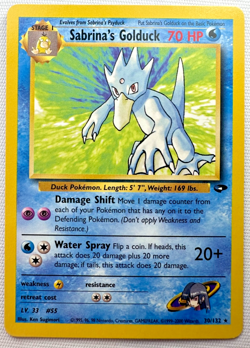 Gym Challenge Pokemon TCG Sabrina's Golduck - Image 1