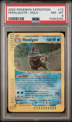Feraligatr 2002 Pokemon Expedition PSA 8 #12 - Image 1