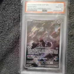 2023 Pokemon SVP En #052 Mewtwo 151 Ultra Premium Collection PSA 8 NM-MT - Image 1