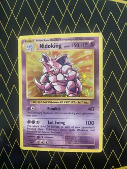 Pokemon Nidoking Evolutions Holo Rare Reverse Holo 45/108 2016 150 HP - Image 1