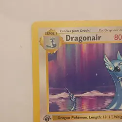 Pokemon Dragonair Base Set Shadowless Rare 1st Edition 18/102 80 HP Stage 1 1999 - Image 4