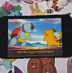 Here Comes the Squirtle Squad EP12 Topps Pokemon TV Series 2 Nm - Image 1