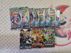 8 X OPENDED packs Of Journey Togther BULK - 3 Bonus Bulk Packs - Pokemon TCG - Image 1
