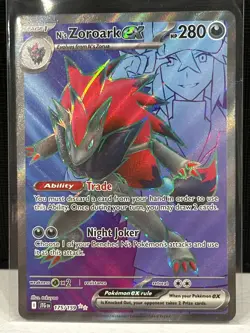 N's Zoroark ex 175/159 Ultra Rare Journey Together Pokemon Near Mint - Image 1