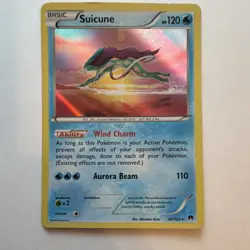 Pokemon Suicune 30/122 Breakpoint Holo Rare 120HP 110ATK Aurora Beam - Image 1