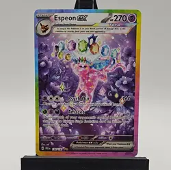 Pokemon Prismatic Evolutions - 155/131 Espeon ex - SIR - NM - Pack Fresh - Image 1