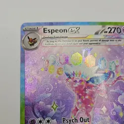 Pokemon Prismatic Evolutions - 155/131 Espeon ex - SIR - NM - Pack Fresh - Image 3