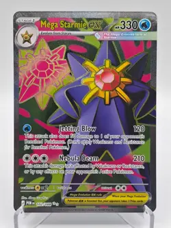Pokemon TCG: Mega Starmie ex 102/088 Perfect Order - DMG - Image 1