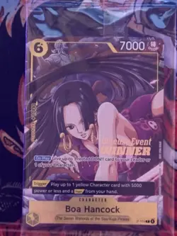 One Piece Boa Hancock Pre Release Event Winner P-115 Sealed Holo Stamp Op-15 - Image 1