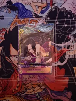 One Piece Boa Hancock Pre Release Event Winner P-115 Sealed Holo Stamp Op-15 - Image 3