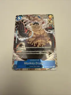One Piece TCG Monkey.D.Luffy OP11-058 (TR) Carrying On His Will (OP13) NM - Image 1