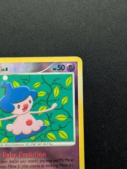 NM Pokemon Mime Jr Reverse Holo Card 114/147 Supreme Victors - Image 3
