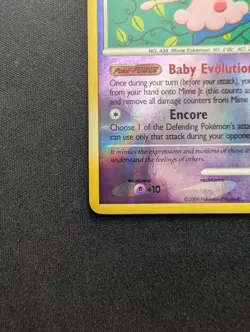 NM Pokemon Mime Jr Reverse Holo Card 114/147 Supreme Victors - Image 4